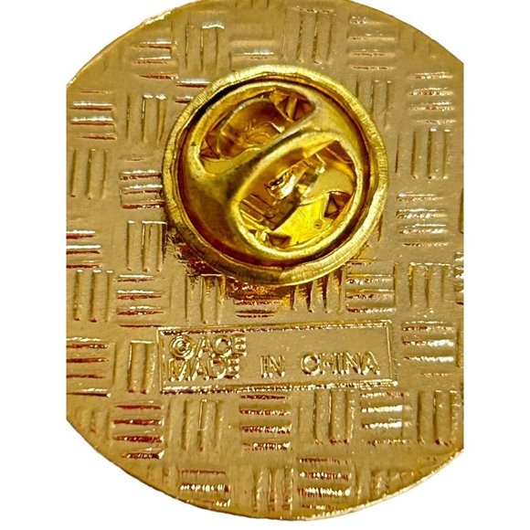 Souvenir Lapel Pin Denali National Park Alaska Resin 1" Diameter - Picture 6 of 6